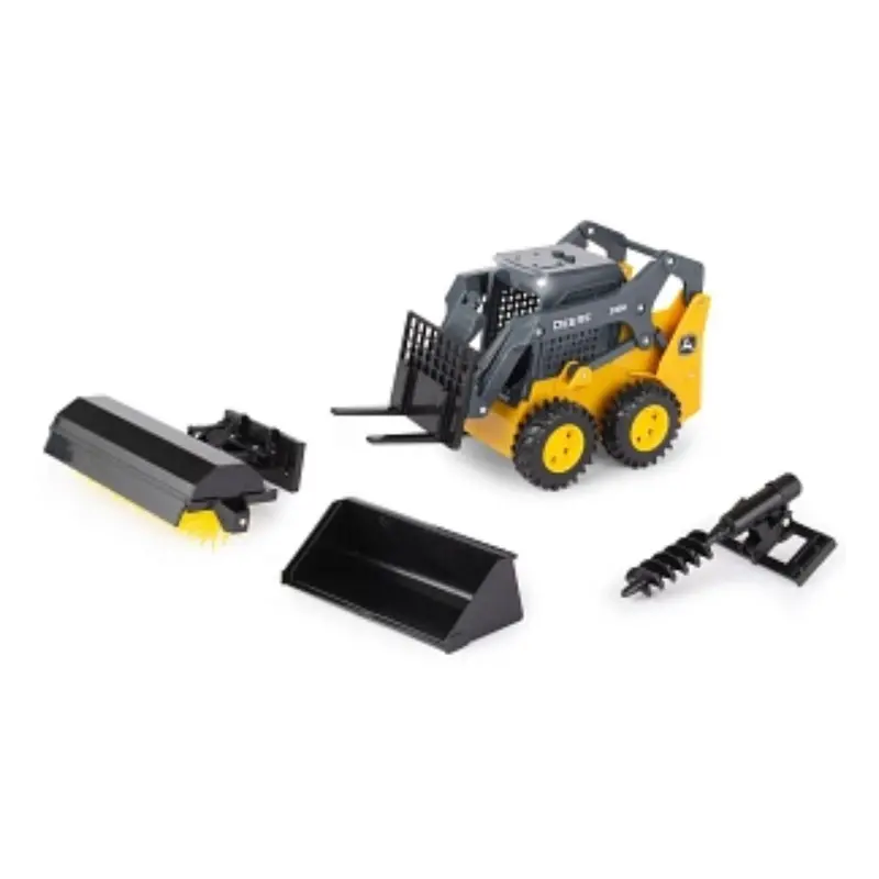 1:16 Scale John Deere 318G Skid Steer Model with Attachments (LP77343)