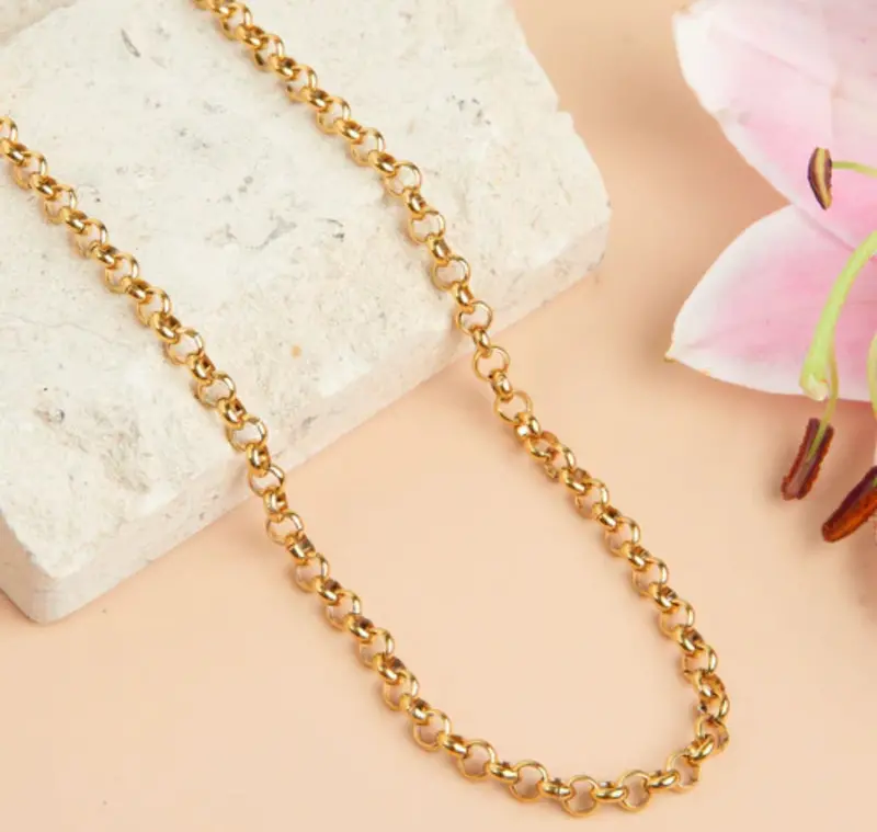 18-Inch Cable Chain Necklace – Versatile Everyday Style