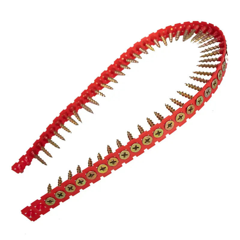 25mm x 6g Coarse Needle-Point Collated Screws – 1000-Unit Bundle (TMCPC625YZ)