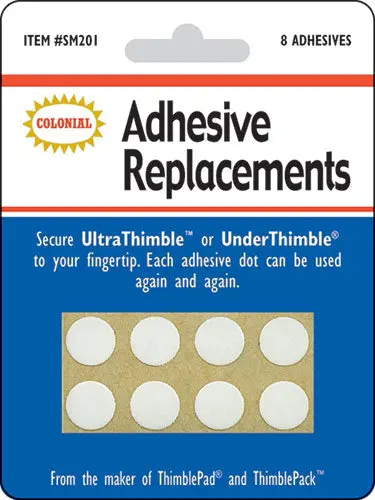 Adhesive Pads for Under- and Dimple-Style Thimbles