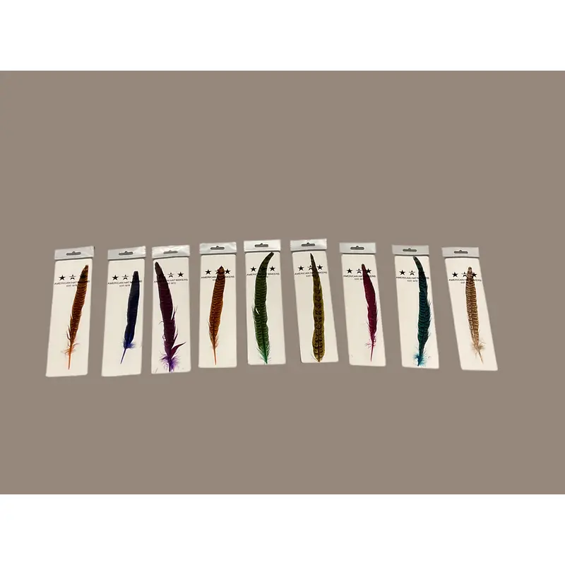 American Hat Makers Ringneck Feather Accent – 8.5 Inches