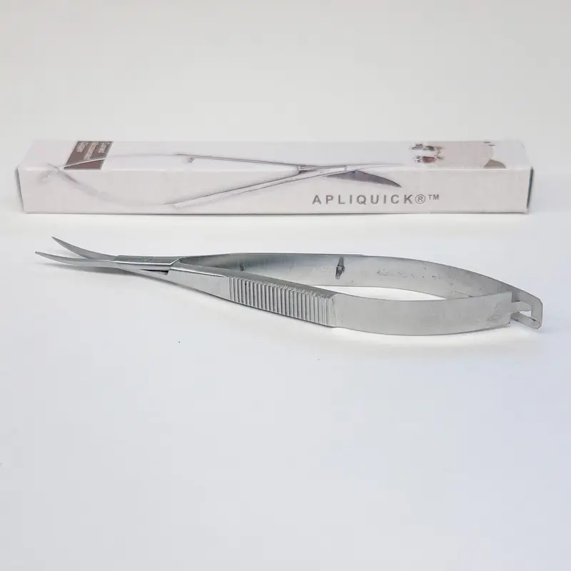 Apliquick Curved-Tip Serrated Snips – Precision Fabric Scissors