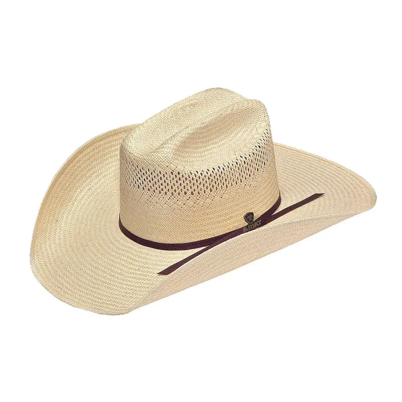 Ariat 10X Jute Straw Cowboy Hat – Durable & Ventilated Summer Hat