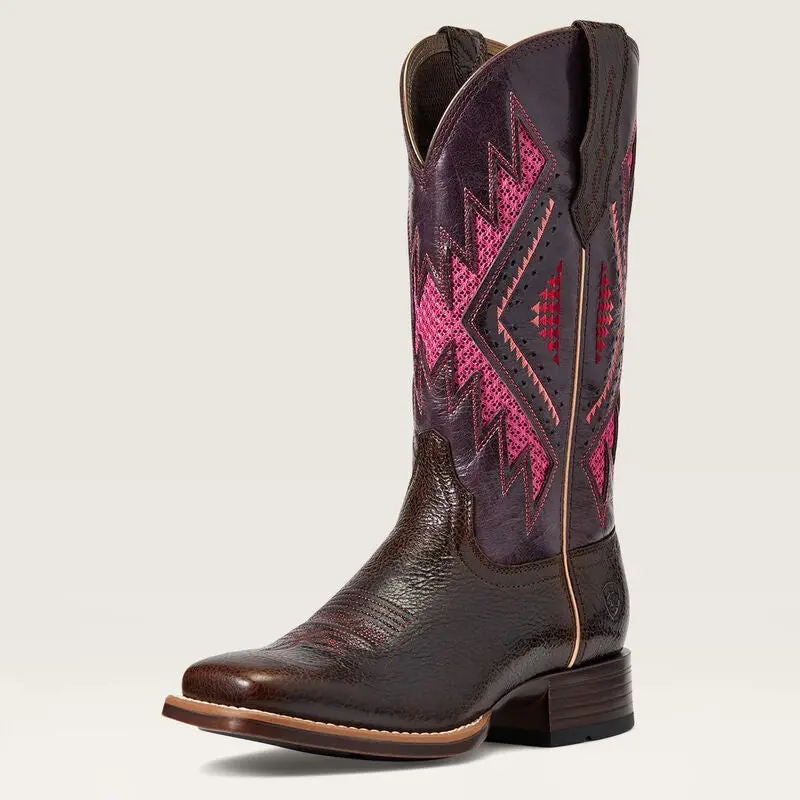 Ariat Be Cool Pinto VentTEK 360 Women’s Square-Toe Western Boots