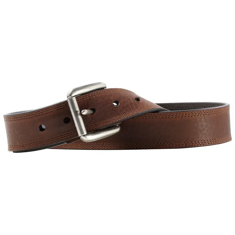 Ariat Men’s Triple-Stitched Brown Leather Work Belt A1700108