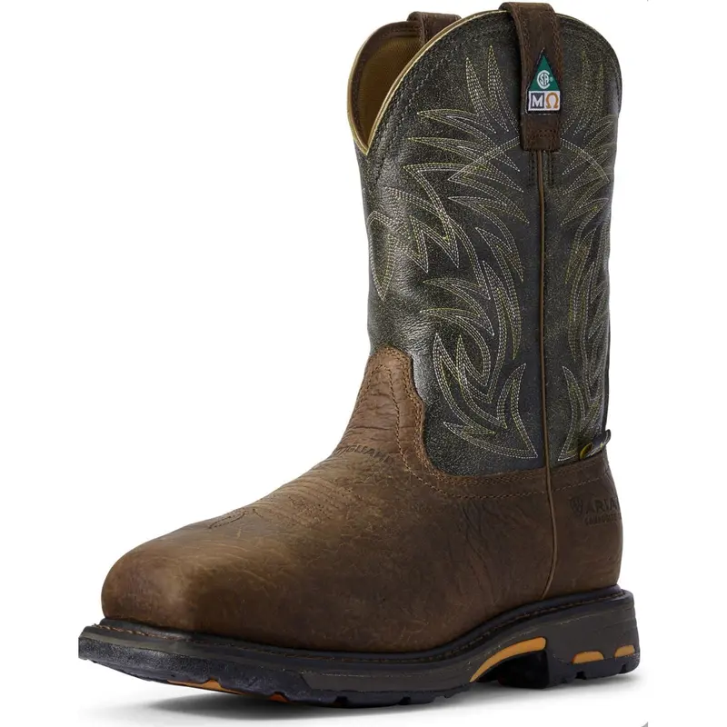 Ariat Men’s WorkHog CSA-Compliant Work Boots – Composite Safety Toe Design
