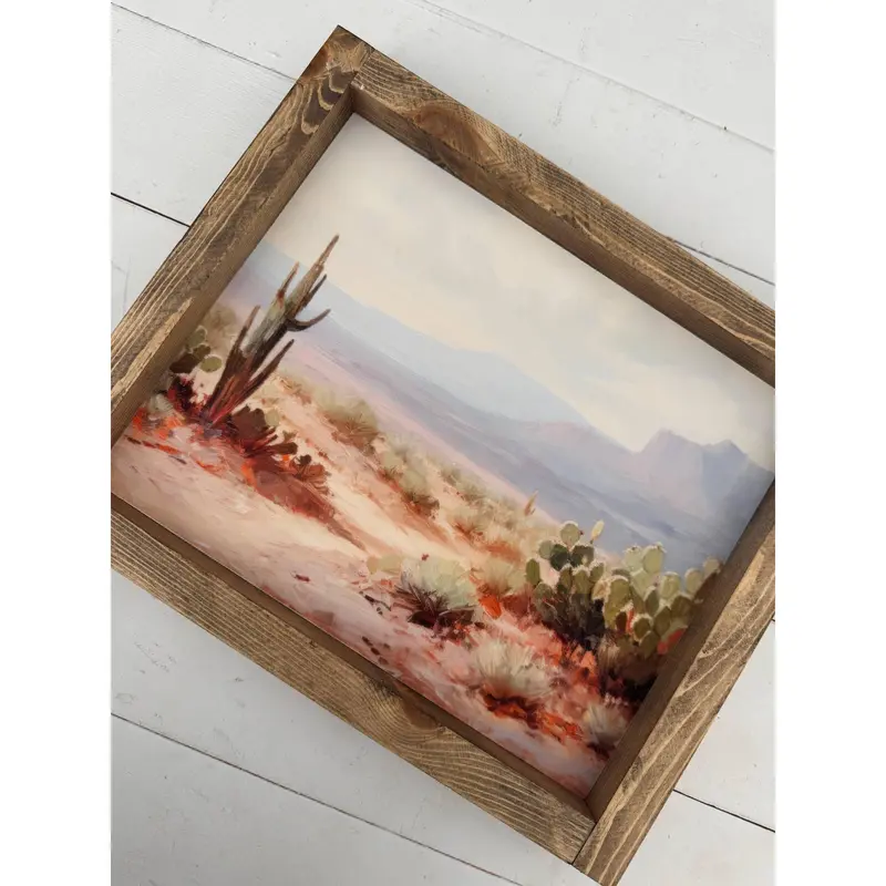 Ashwood Designs Desert Landscape Print Decor
