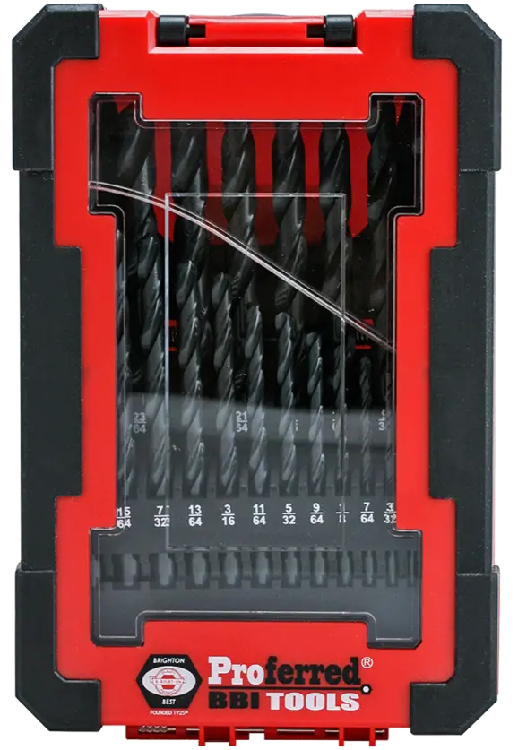 Assorted High-Speed Steel Drill Bit Sets for General Use
