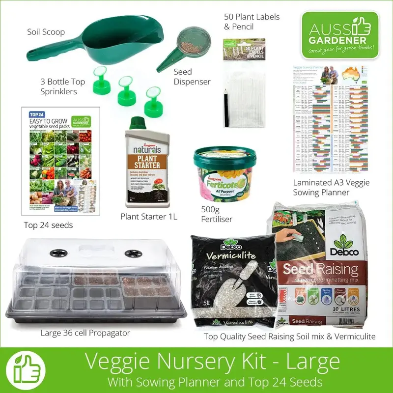 Aussie Gardener Large Vegetable Seedling Nursery Kit – Expanded Growing System