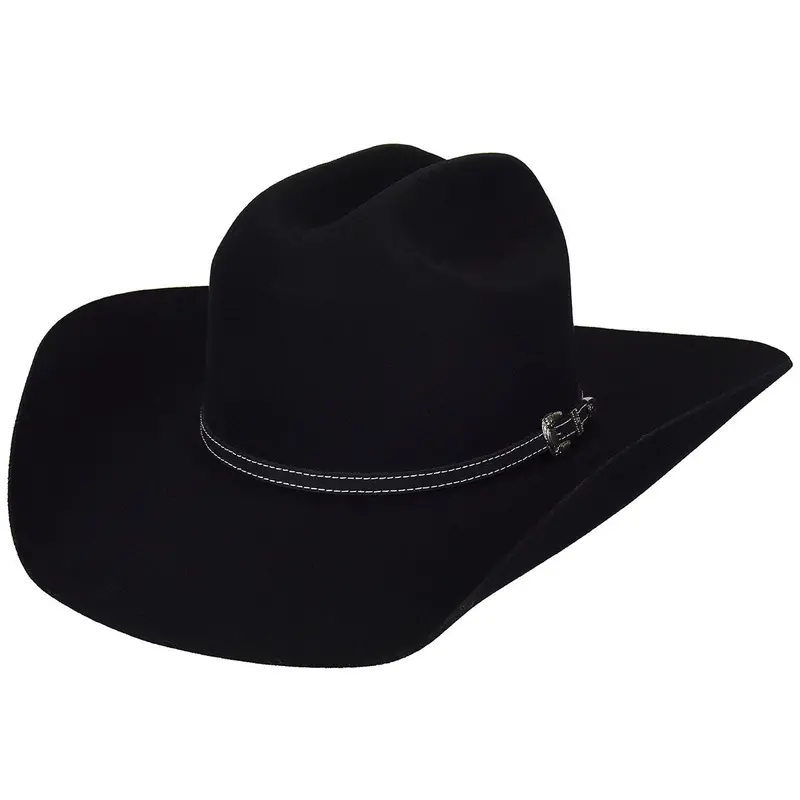 Bailey Traveller Black Felt Cowboy Hat – W1702B Model with Travel-Ready Fit