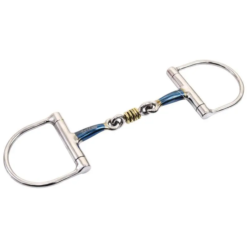 BarH Tack Stainless Steel D-Ring Snaffle – Hexagonal Mouthpiece for Even Pressure