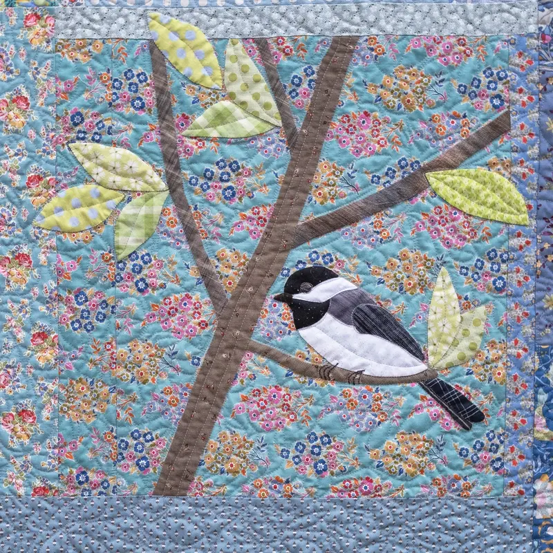 Carolina Chickadee Digital Embroidery File