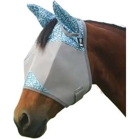 Cashel Crusader Patterned Fly Mask – With Integrated Ear Coverage
