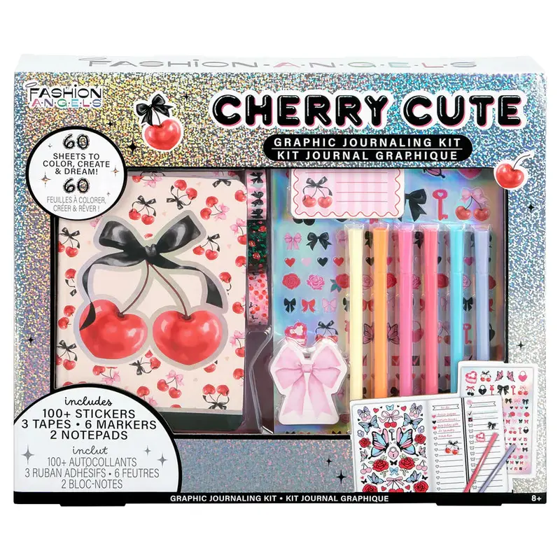 Cherry Cute: Graphic Journaling & Scrapbooking Kit
