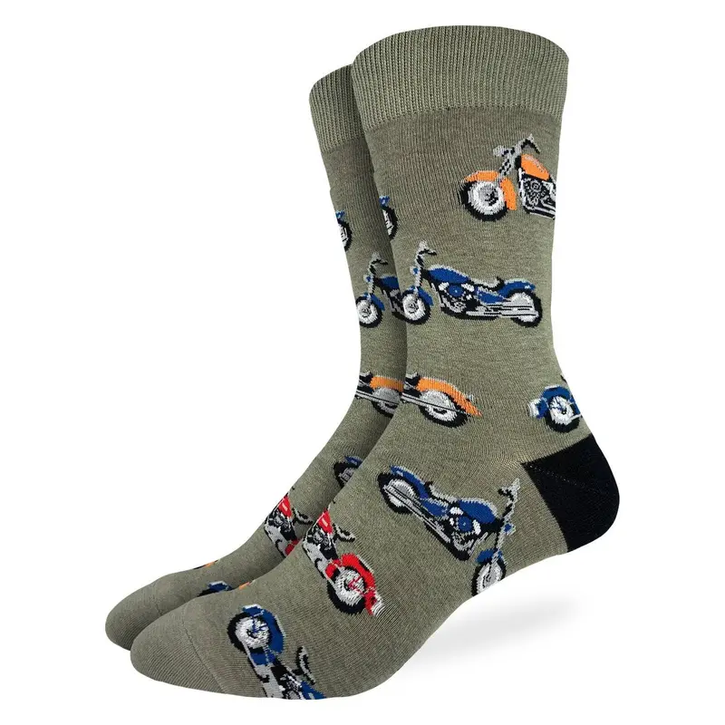 Chopper Motorcycle Graphic Men’s Socks
