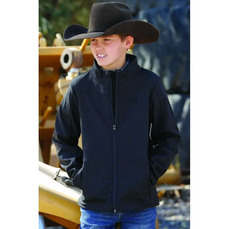 Cinch Boys’ Bonded Insulated Jacket – Sleek Black Design