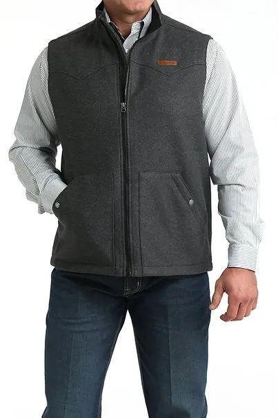 Cinch Men’s Navy Sleeveless Vest – Versatile Outer Layer MWV1934004