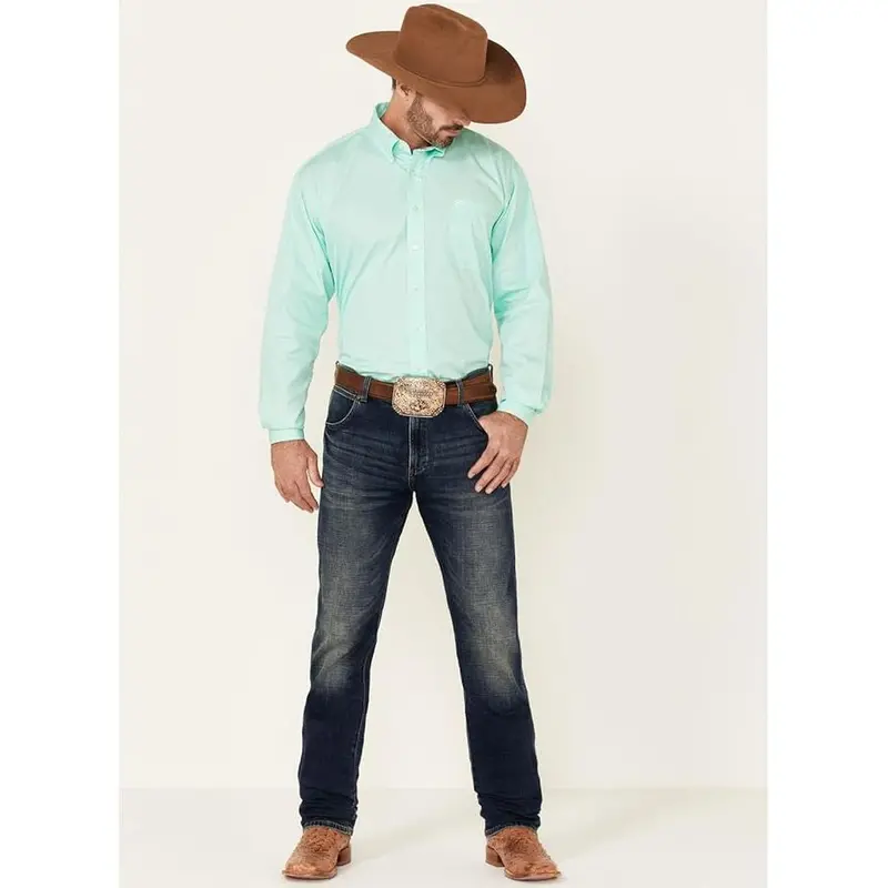 Cinch Mint Green Western Button-Front Shirt – MTW1104237