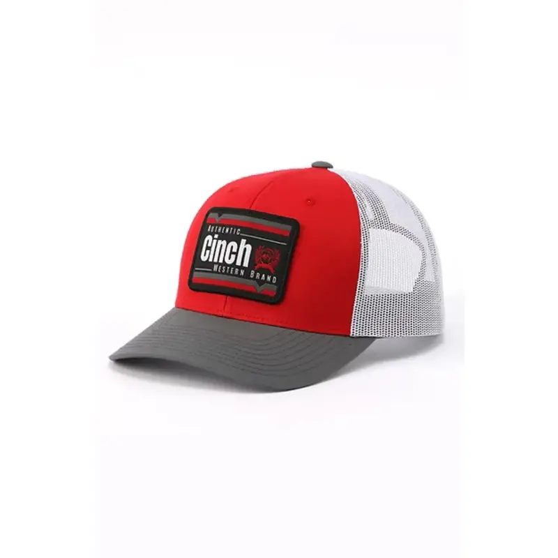 Cinch Red Trucker Hat – Snapback Style (MCC0660649)