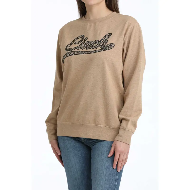 Cinch Women’s Long-Sleeve Sweatshirt – Cozy Casual Top MAK7905007