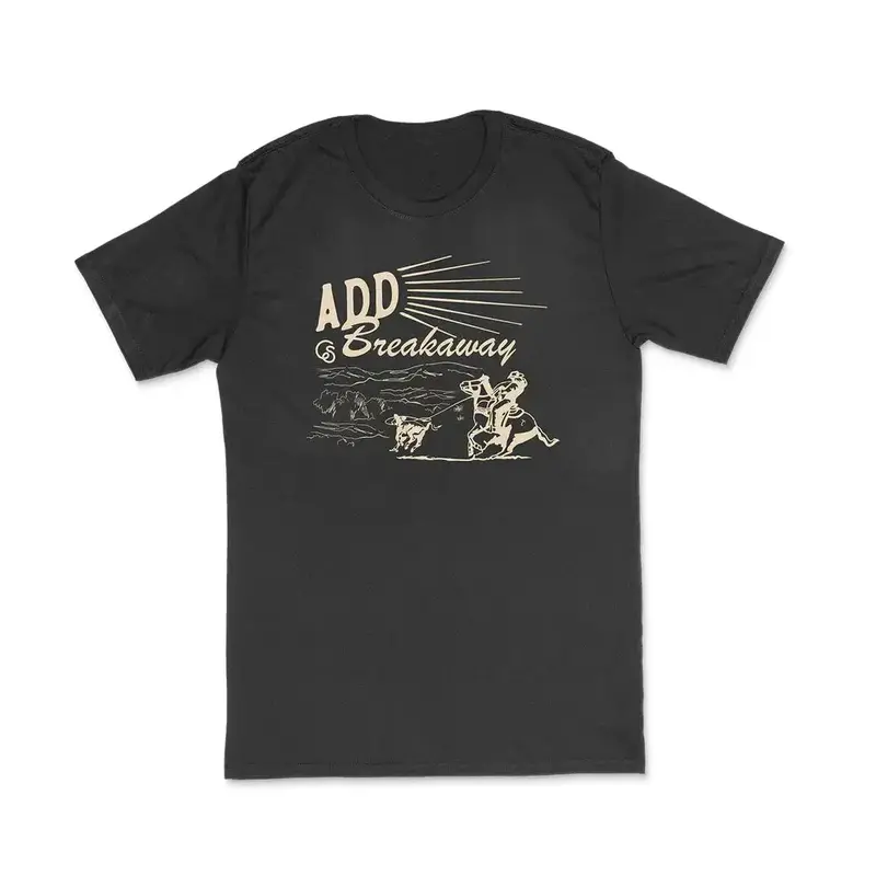 Cowboy Sh*t Unisex Add Breakaway T-Shirt – Minimalist Black Design 191