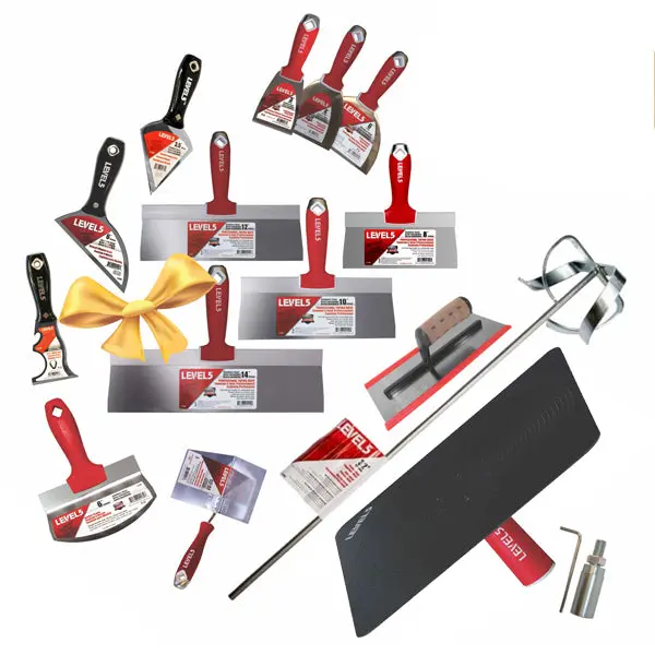Deluxe Hawk Tool Bundle – Professional Drywall Finishing Set