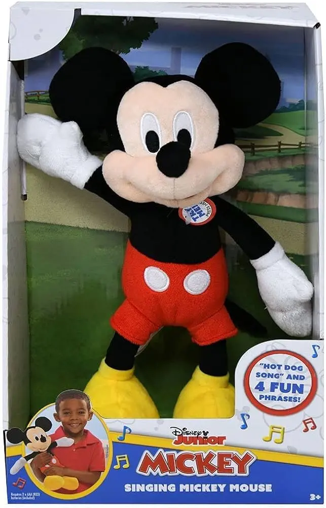 Disney Mickey Singing Plush – ‘Hot Dog Song’, 12″