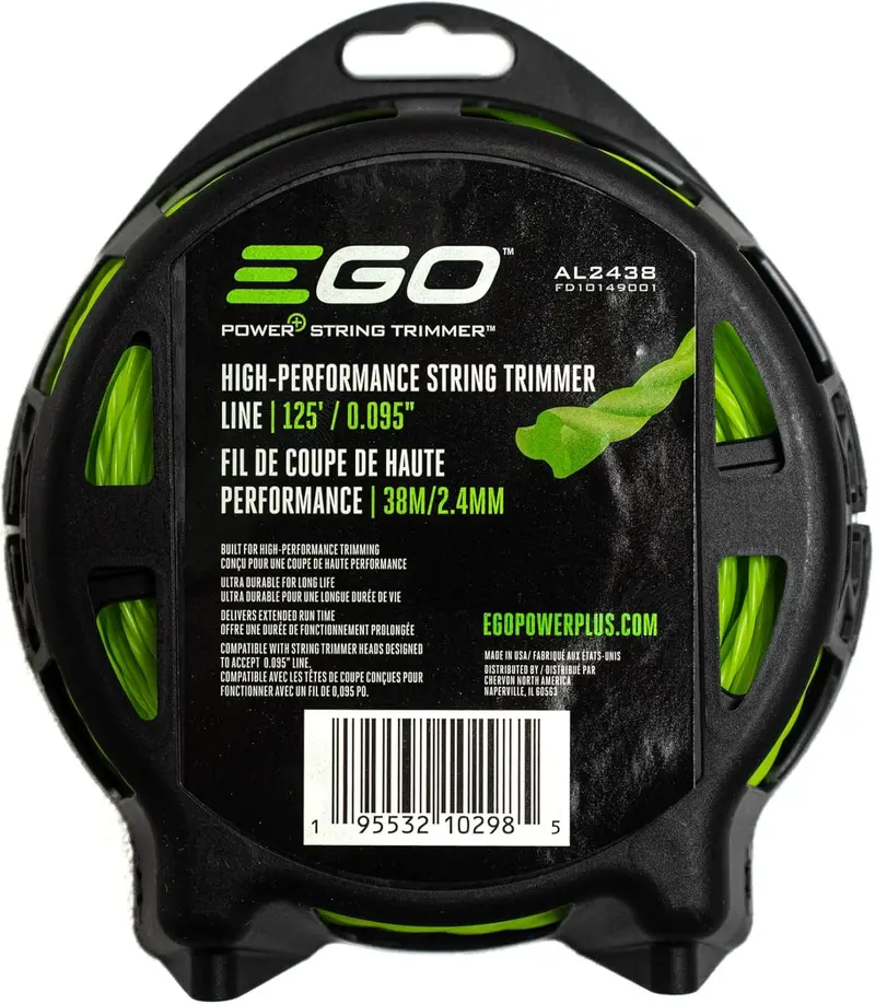 EGO Power+ AL2438 Premium Twisted Trimmer Line – 0.095″ Diameter, 125-Foot Spool