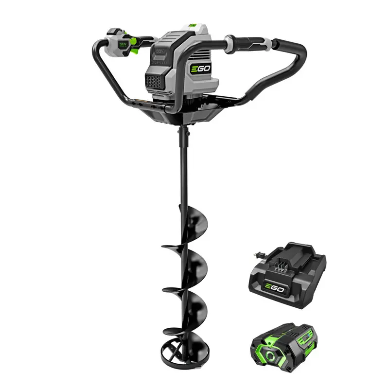 EGO Power+ IG0804 56V Ice Auger Kit (5.0Ah Battery + 320W Charger)