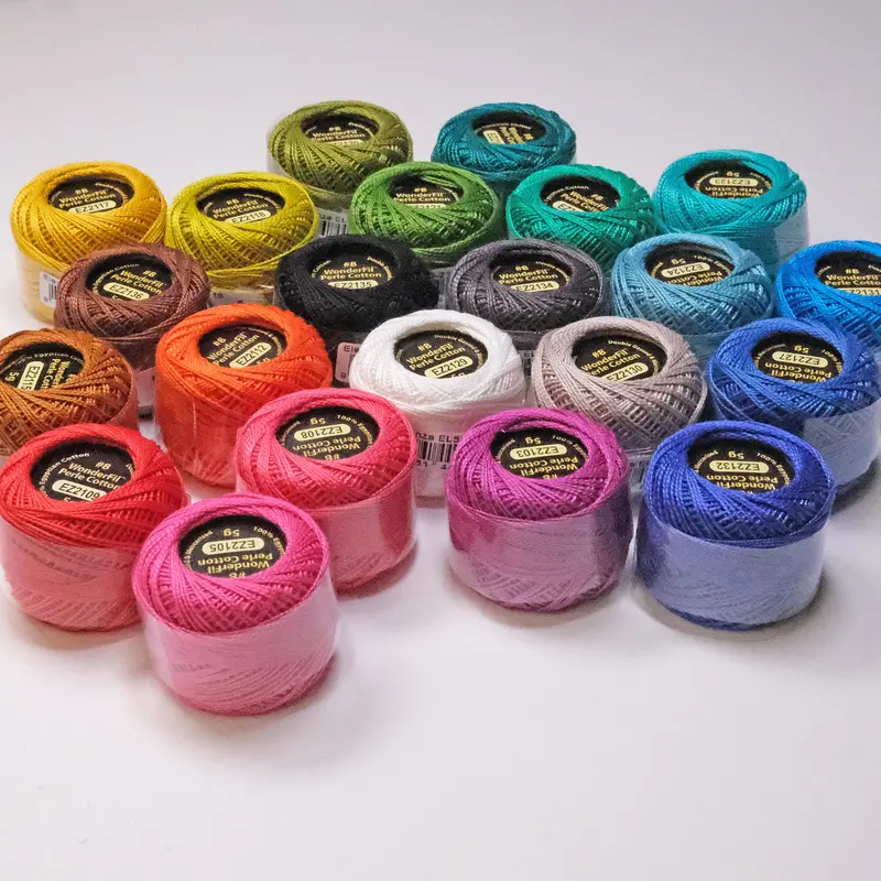 Eleganza #8 Perle Cotton Thread – Premium Embroidery Yarn