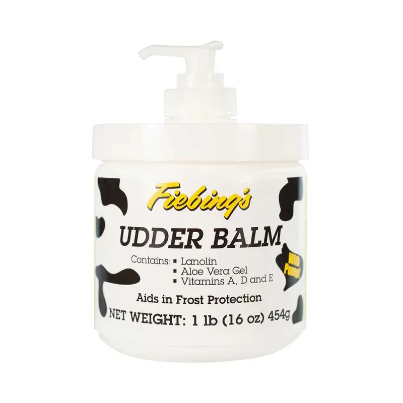 Fiebing’s Udder Balm – 16 oz Soothing Moisturizer for Livestock