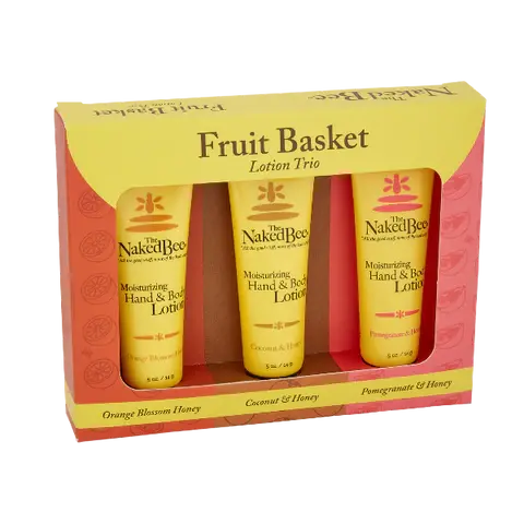 Fruit-Themed Lotion Set – Three-Piece Collection