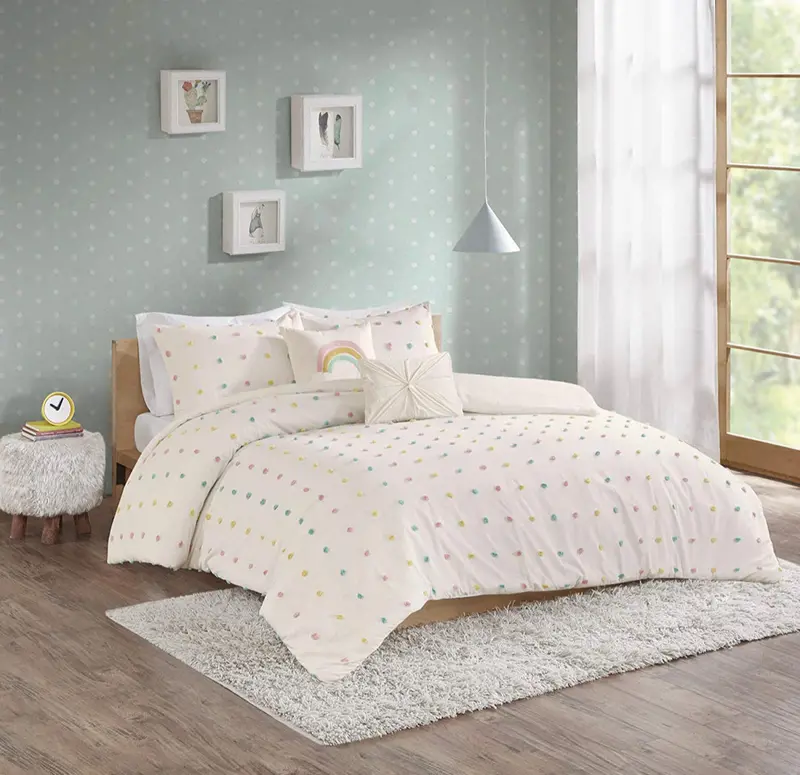 Full or Queen Bed Set with Matching Nightstands and Dresser
