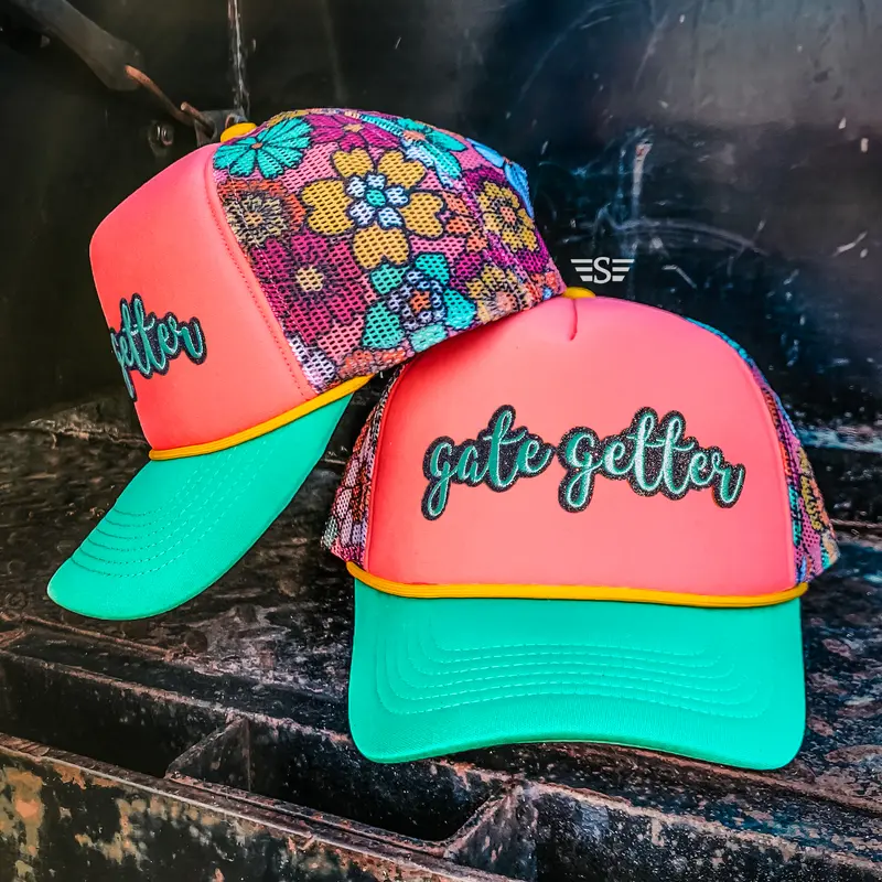 Gate Getter Mesh Trucker Cap – Rodeo-Inspired Breathable Snapback Hat