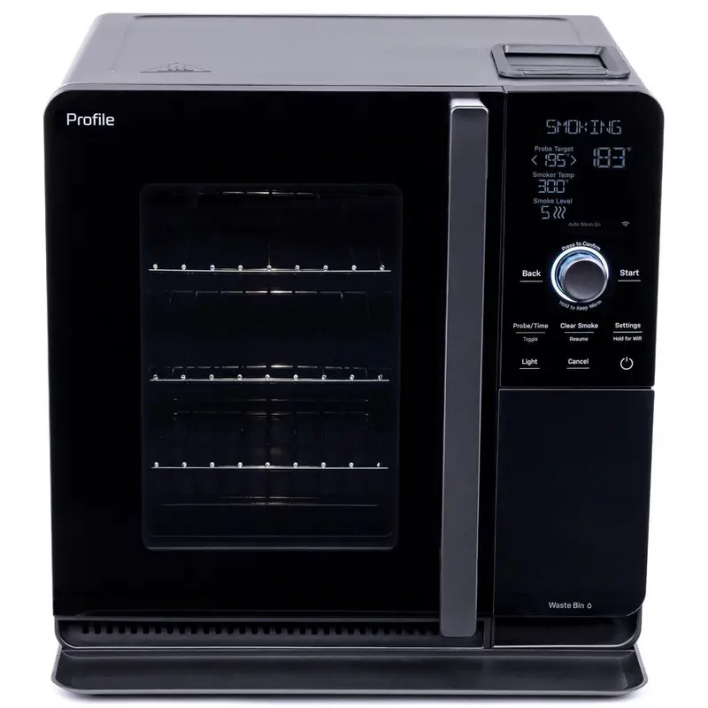 GE Profile Smart Indoor Smoker – Carbon Black Finish
