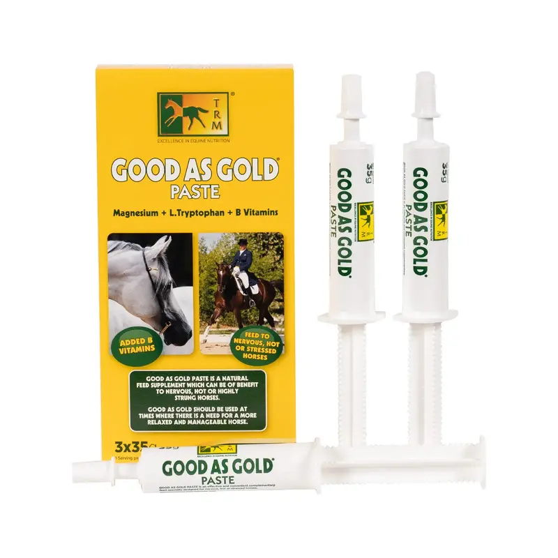 Good As Gold Equine Paste Supplement – 3-Pack (35g Each)