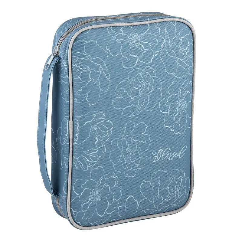 Grace-Filled Bible Cover with Blessed Theme