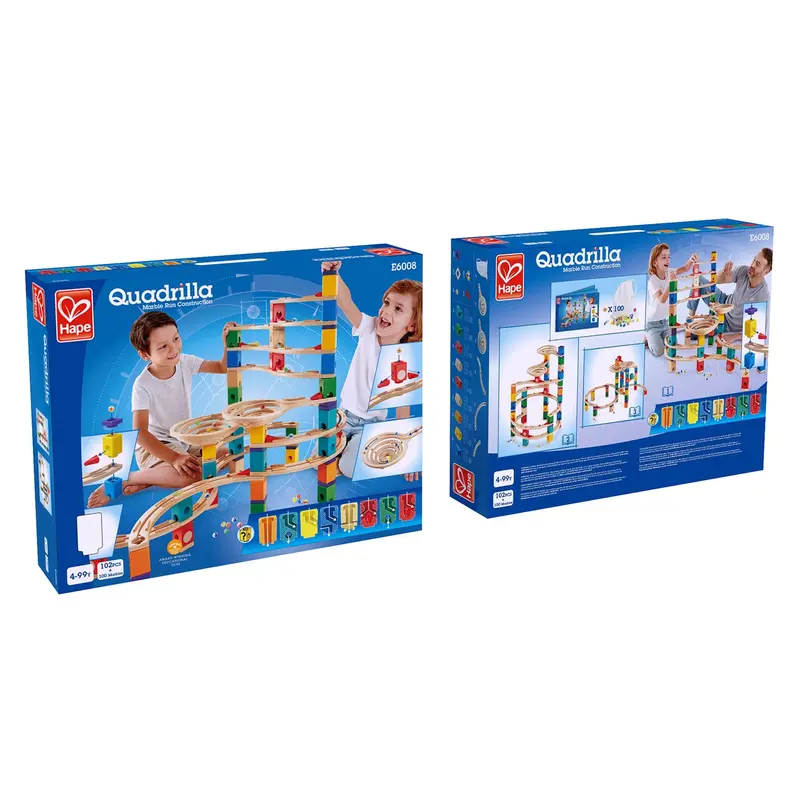 Hape Quadrilla Marble Run Construction Set
