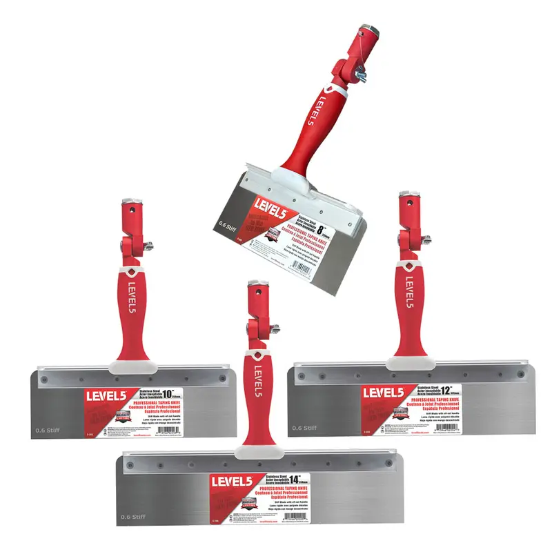 Heavy-Duty Stiff-Blade Taping Knife Bundle