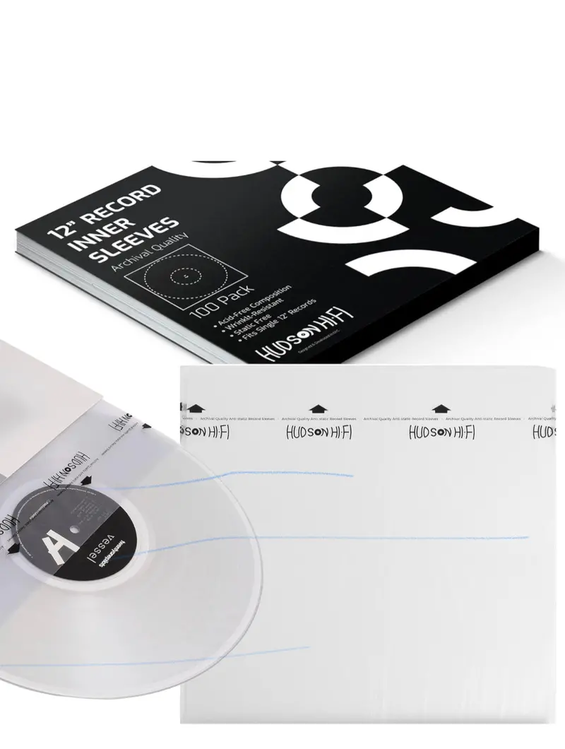 Hudson Protective Inner Sleeve – 100-Piece Packaging Supply