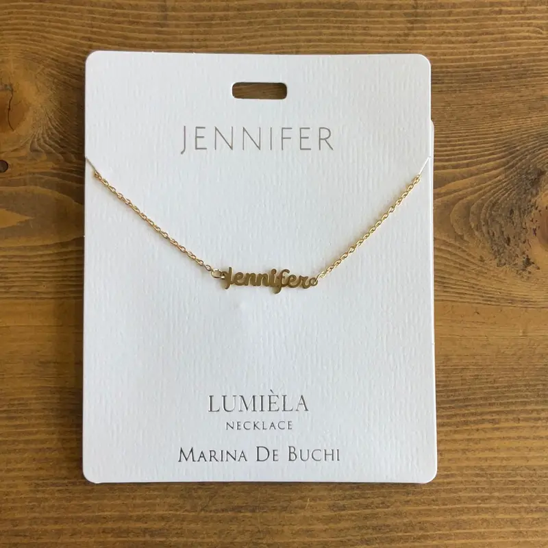 Jennifer Classic Monogram Pendant
