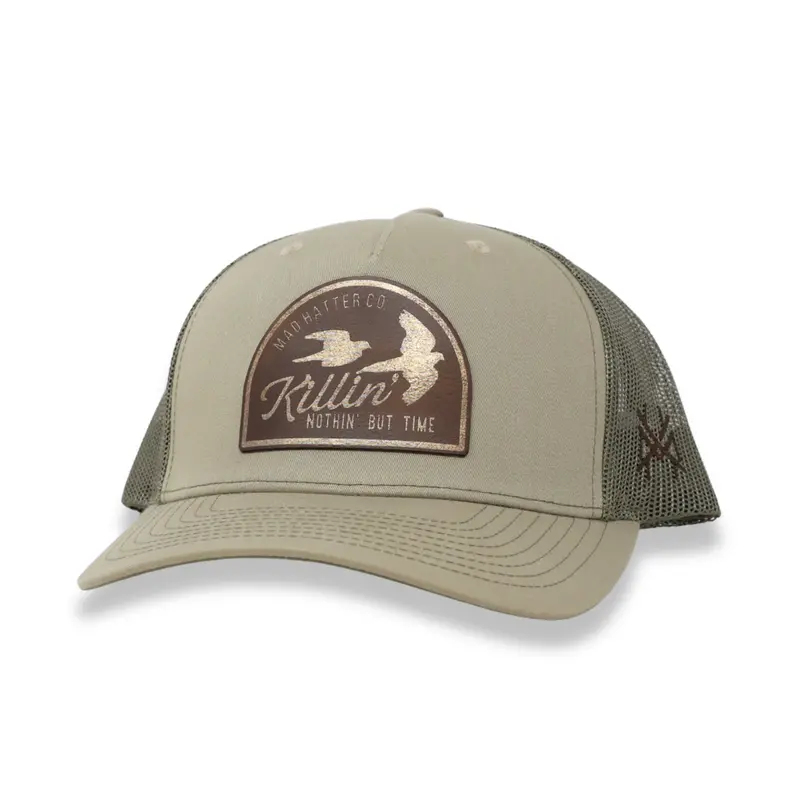 Killin’ Nothing But Time Trucker Hat – Loden Green