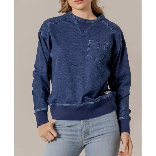 Kimes Ranch Gina Long-Sleeve Cotton Sweatshirt for Women