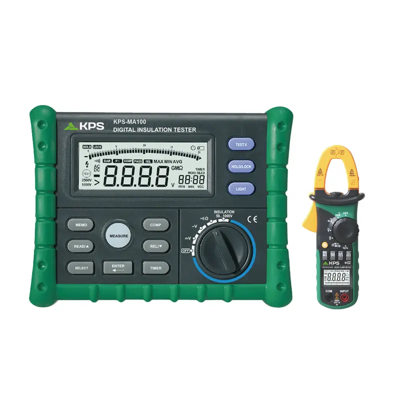 KPS MA100 Insulation Tester and PA430MINI AC/DC Current Clamp Meter