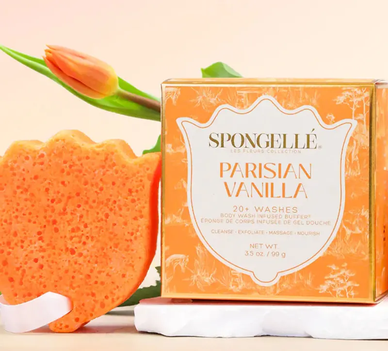Les Fleurs Exfoliating Body Wash Buffer – Parisian Vanilla Scent