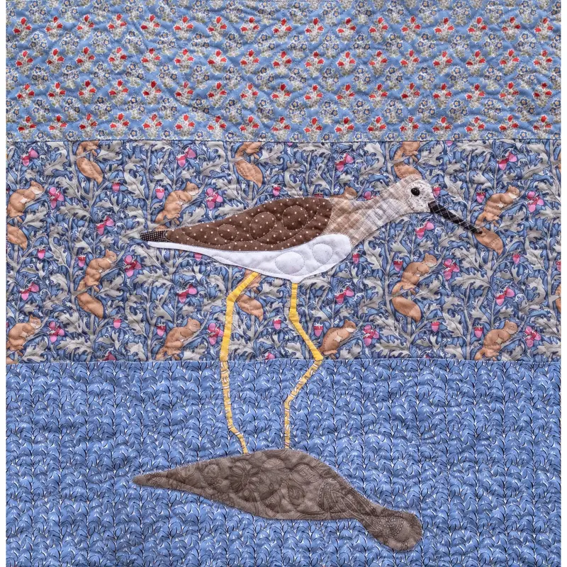 Lesser Yellowlegs Bird Embroidery Pattern – PDF Download
