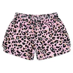 Lush Leopard-Print Spa Shorts