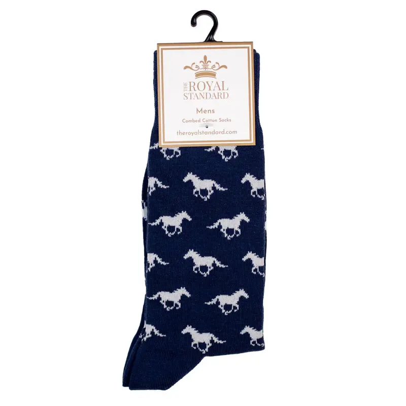 Men’s Vintage Mustang Graphic Dress Socks
