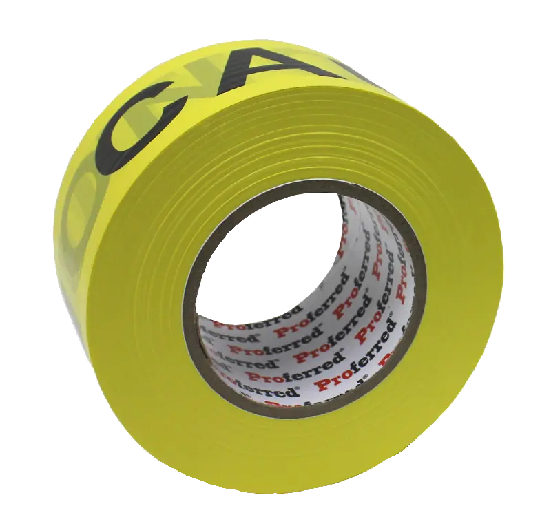 Non-Adhesive Caution Tape for Temporary Hazard Marking