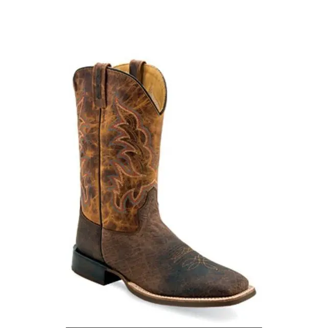 Old West BSM1899 Men’s Square-Toe Western Boot – Classic Ranch Design